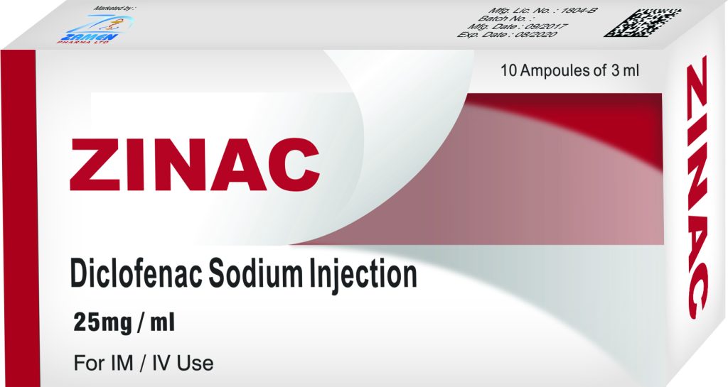 ZINAC Injection – Zamen Pharma LTD